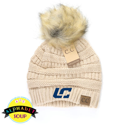 Pom Beanie with embroidered logo