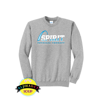 Port & Co Crewneck Sweatshirt with the Spirit Physical Therapy logo