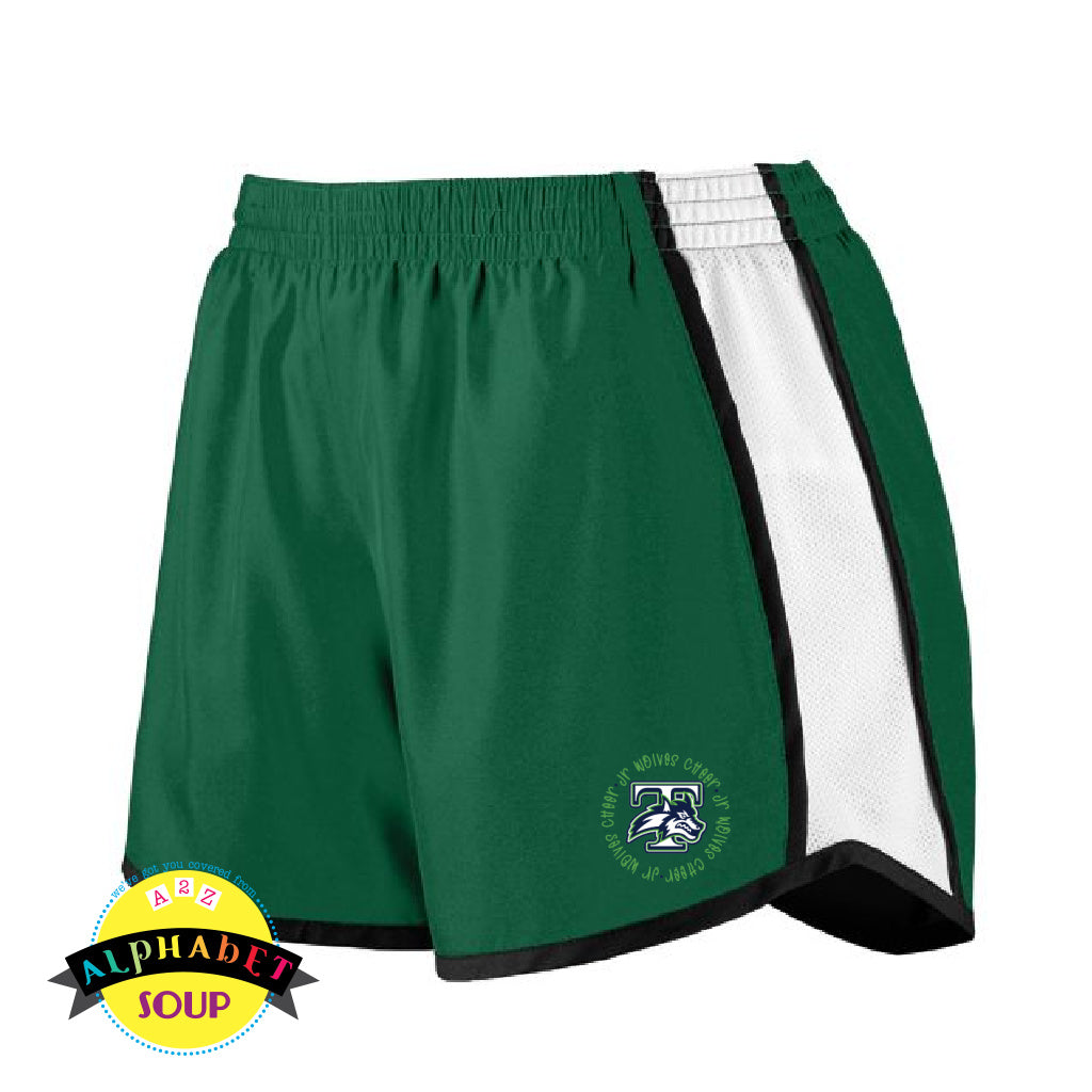 Custom Cheer Spirit Wear | Timberland Jr Wolves Cheer Pulse Shorts ...