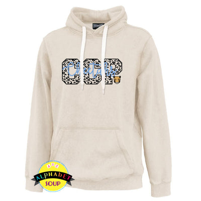 Pennant sandwash hoodie with CCP design of your choice