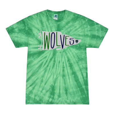 Colortone Tie dye short sleeve Tee Shirt with a Wentzville South Middle design