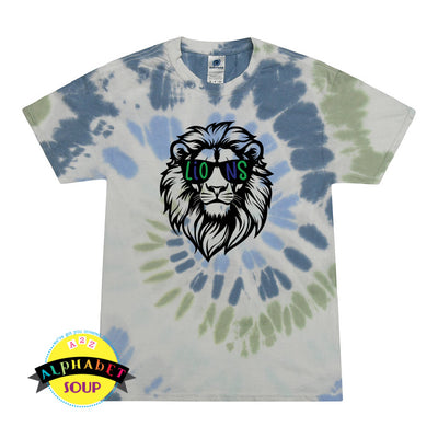 Youth and Adult colortone tie dye tee with design of your choice