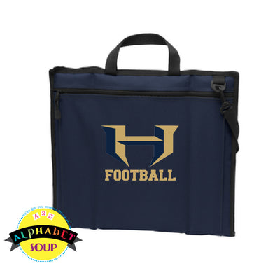 Stadium seat with the Holt Football logo 