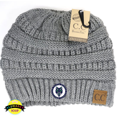 CC Beanie Tail embroidered with the Wentzville South Middle logo