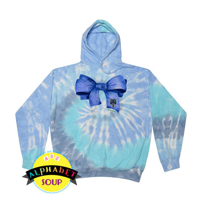 Colortone Tie Dye hoodie with a Wentzville South Middle School design.