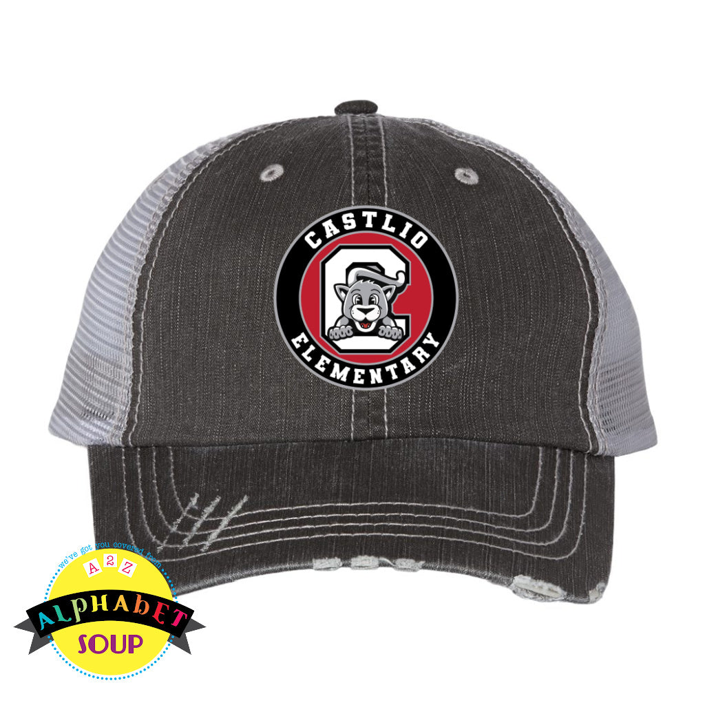 Custom School Spirit Wear | Castlio Elementary Baseball Hats – Alphabet ...