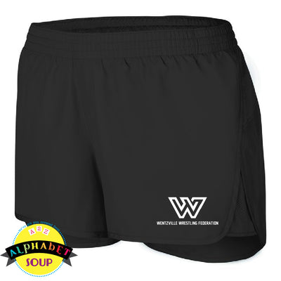 Wayfarer girls and ladies shorts with WWF logo on the left side 