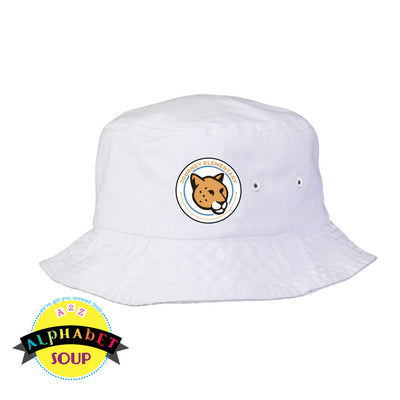 Journey Jaguars white bucket hat