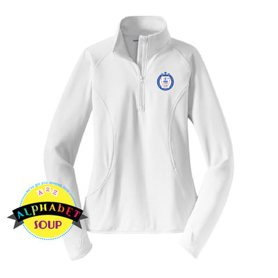 ICD Logo Sport Wick Women's 1/2 Zip Pullover