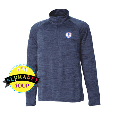 ICD Youth Space Dye Performance Pullover navy