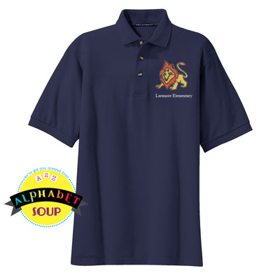 Larimore Elementary Logo on a Port Authority Polo shirt