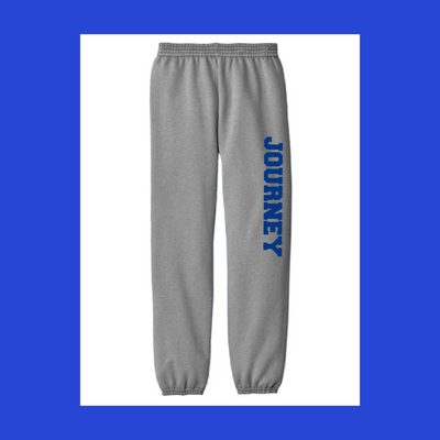 Journey Elementary elastic cuff sweatpants with Journey down the leg