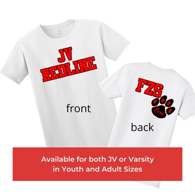 FZS Dancer White Tee with Personalization