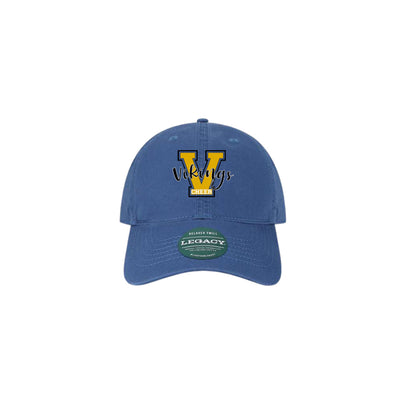 Howell Vikings Distressed Baseball Hat with embroidered logo