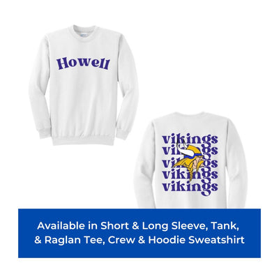 Howell Stacked Design School and Team Spirit Wear