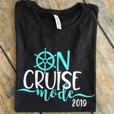 Cruise Mode Vinyl Design Shirt