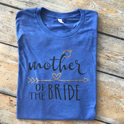 Mother of the Bride Vinyl Design Shirt