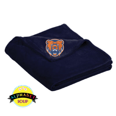 This Ultra Blush Blanket from Port Authority compliments the North Point Middle Grizzlies Logo 