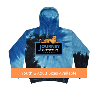 Journey Elementary Tie Dye Hoodie Sweatshirt School Spirit Wear