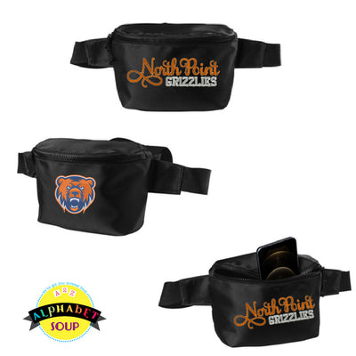 Port Authority Belt Bag with the North Point Grizzlies Designs