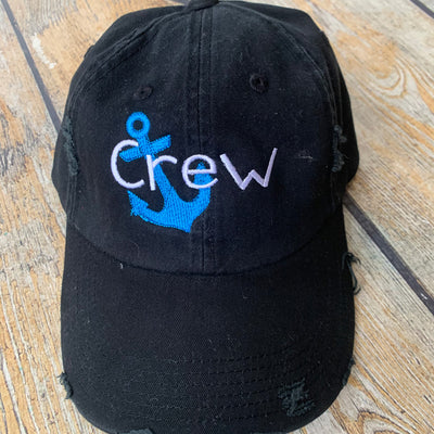 Crew with Blue Anchor Hat