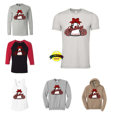 FZS Jr Bulldogs Sparkle cheer design on a variety of apparel