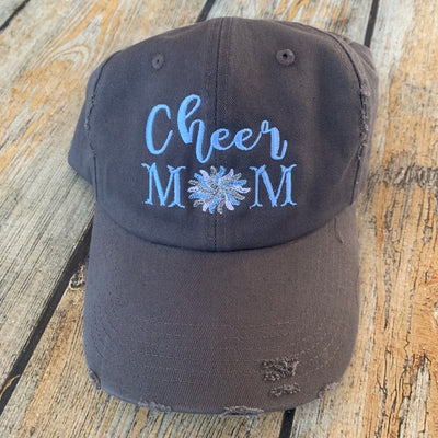 Cheer Mom Pom Pom Hat