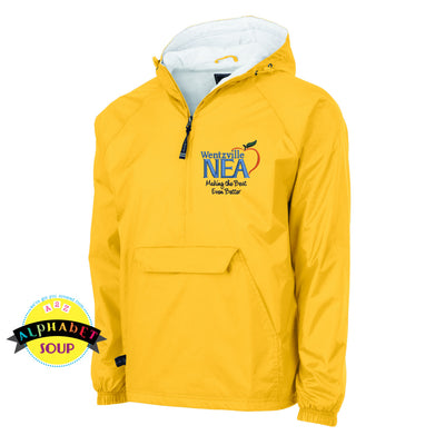 Charles River Apparel Lined Pullover With the Wentzville NEA Logo