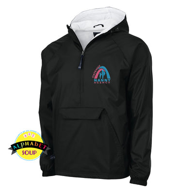 CRA pullover jacket with the Gateway Nanny Agency logo.