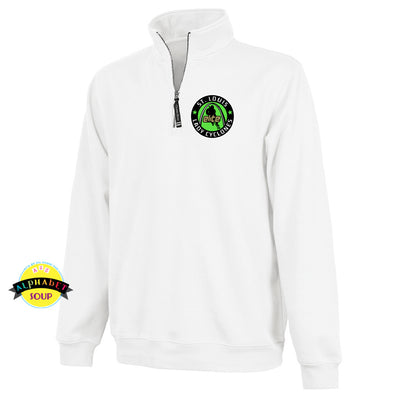 Charles River Apparel quarter zip with the Lady Cyclones Logo