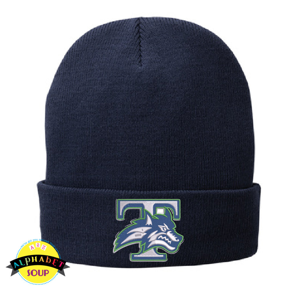 Custom Team Spirit Wear | Timberland Jr Wolves Logo Cuff Beanie