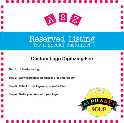 Custom Logo Digitizing Fee