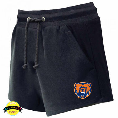 Pennant Fleece Shorts with Pockets and the Grizzlies logo