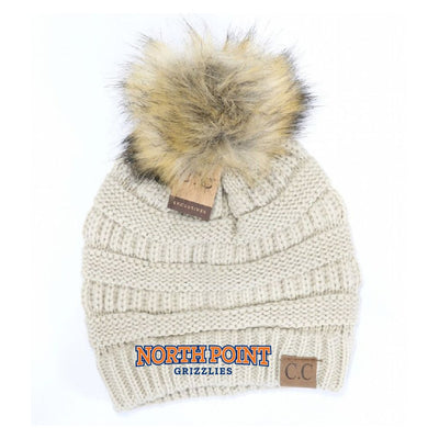 North Point Middle Custom Spirit Wear - CC Pom Beanie