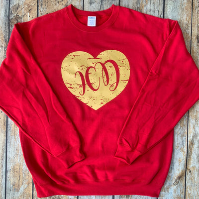 ICD Distressed Heart Sweatshirt