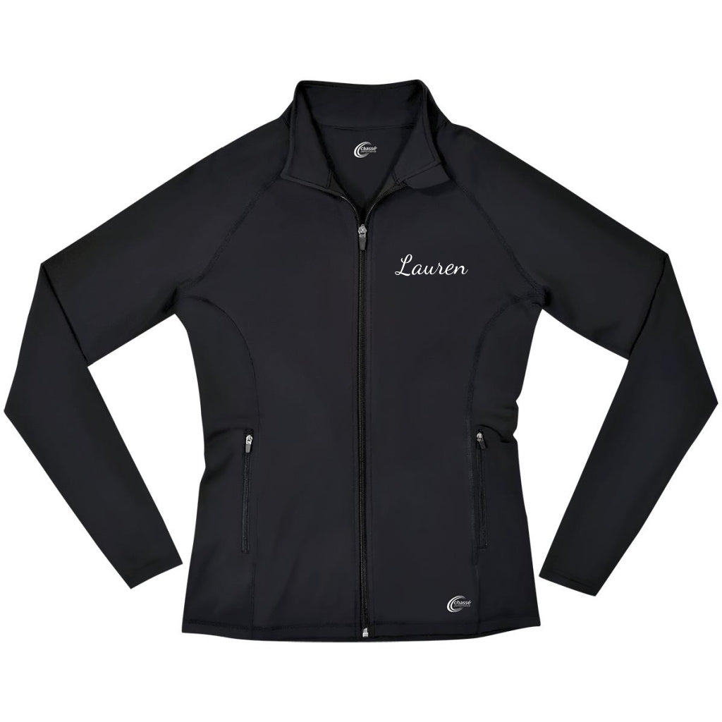 Cheer Coach Jackets Chassu00e9 Girls' Performance Vip Jacket Black