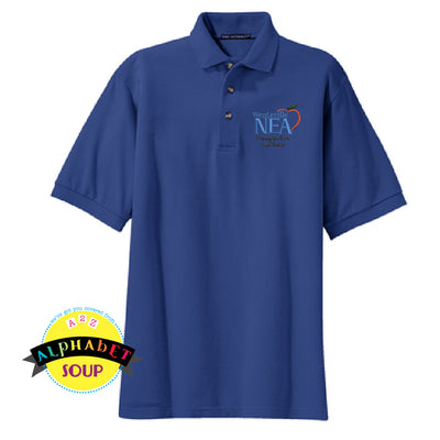 Port Authority Polo with the Wentzville NEA Logo embroidered on the left chest