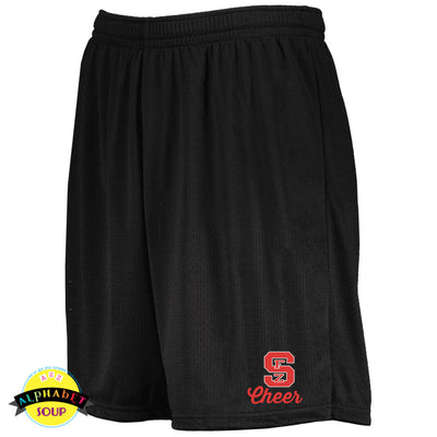 Augusta Modified Mesh Shorts with the FZS Jr Bulldogs Cheer Design