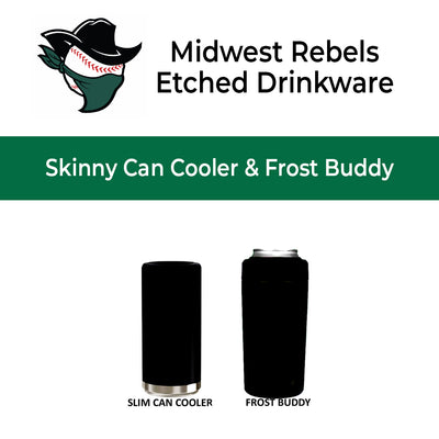 Midwest Rebels Etched Can Coolers