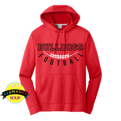 Port and Co Performance Hoodie with Bulldogs Design