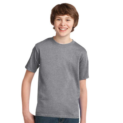 Personalized Youth Short Sleeve Tee - Athletic Heather