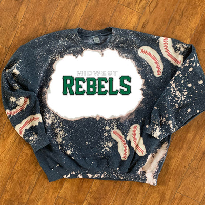 Midwest Rebels Bleached Sweatshirt