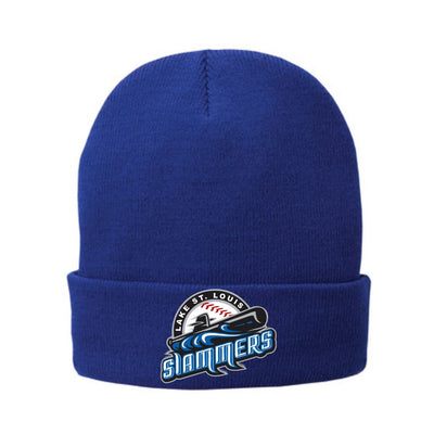 Slammers Baseball Cuff Beanie Hat Team Spirit Wear