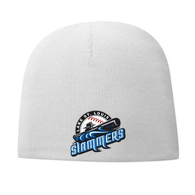 Slammers Baseball Team Spirit Wear Lined Beanie Hat