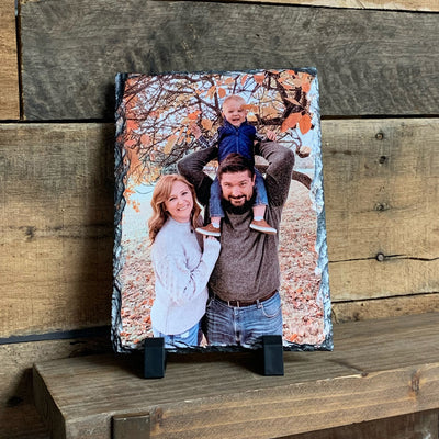 Personalized Photo Memory Slate Plaque
