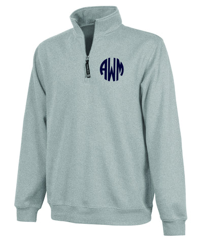 CRA Crosswind 1/4 zip sweatshirt with monogram